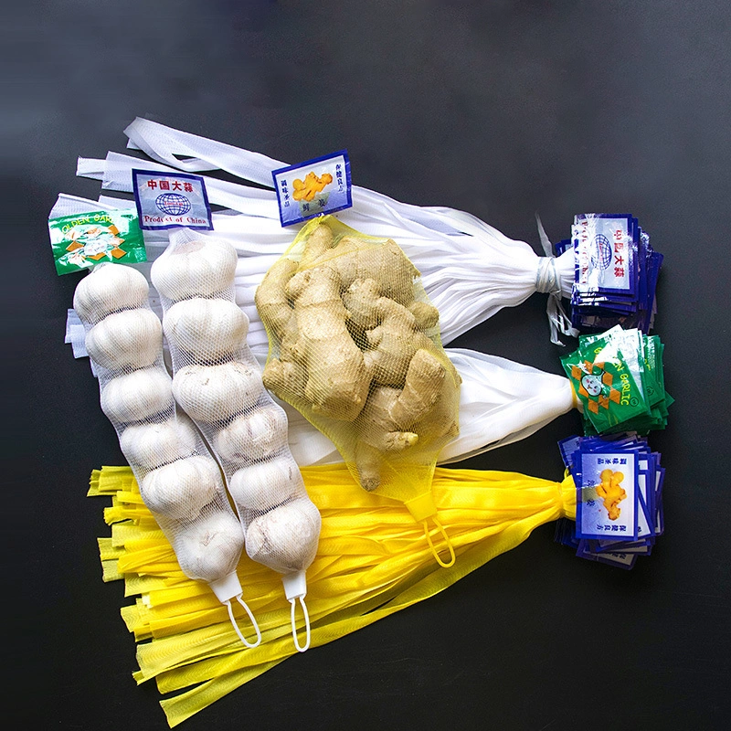 High Quality Exported PP Tubular Onion Potato Draw String Mesh Bag