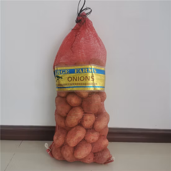 장작 마늘 양파 감자를 위한 맞춤형 PP/PE 순 레노 메쉬 가방