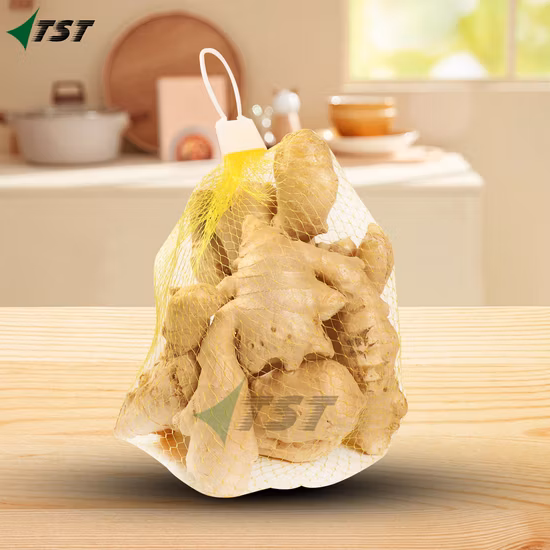 과일과 그물 메시 부대 목록을 위해 뜨개질을 하는 공장 도매가 주문 내구재와 야채