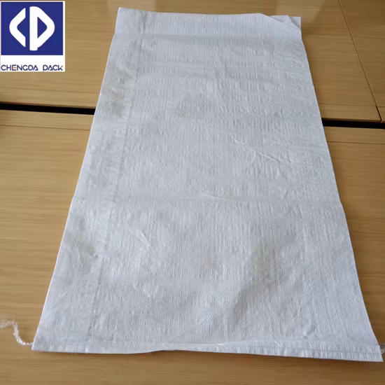 중국 빈 50kg 흰색 녹색 짠 PP 건설 폐기물 모래 주머니 제조 업체
